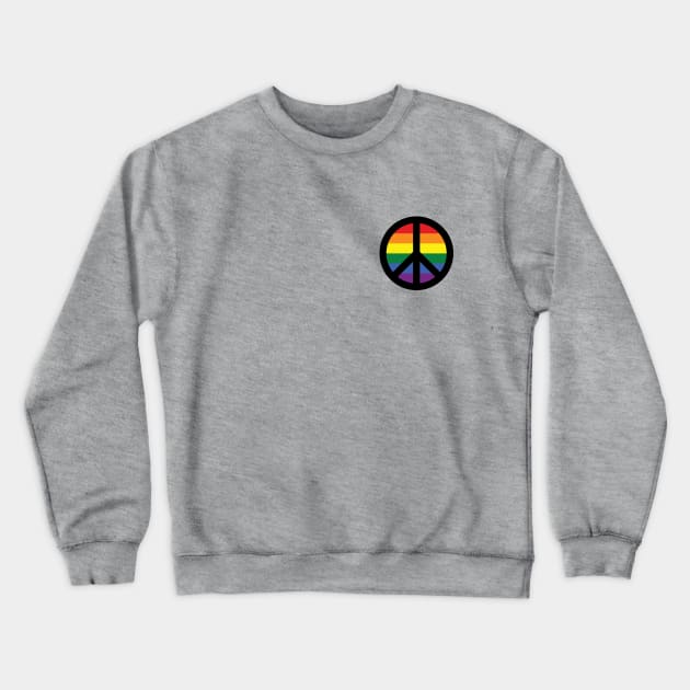 Peace Pride Crewneck Sweatshirt by DQDesigns By Chele